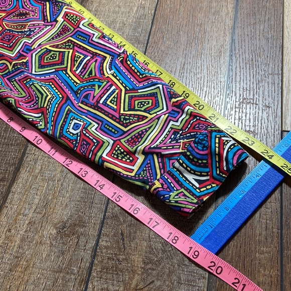 Chico’s Multi Color Zipper Jacket Chicos Size 2 Large 12 - Picture 6 of 13